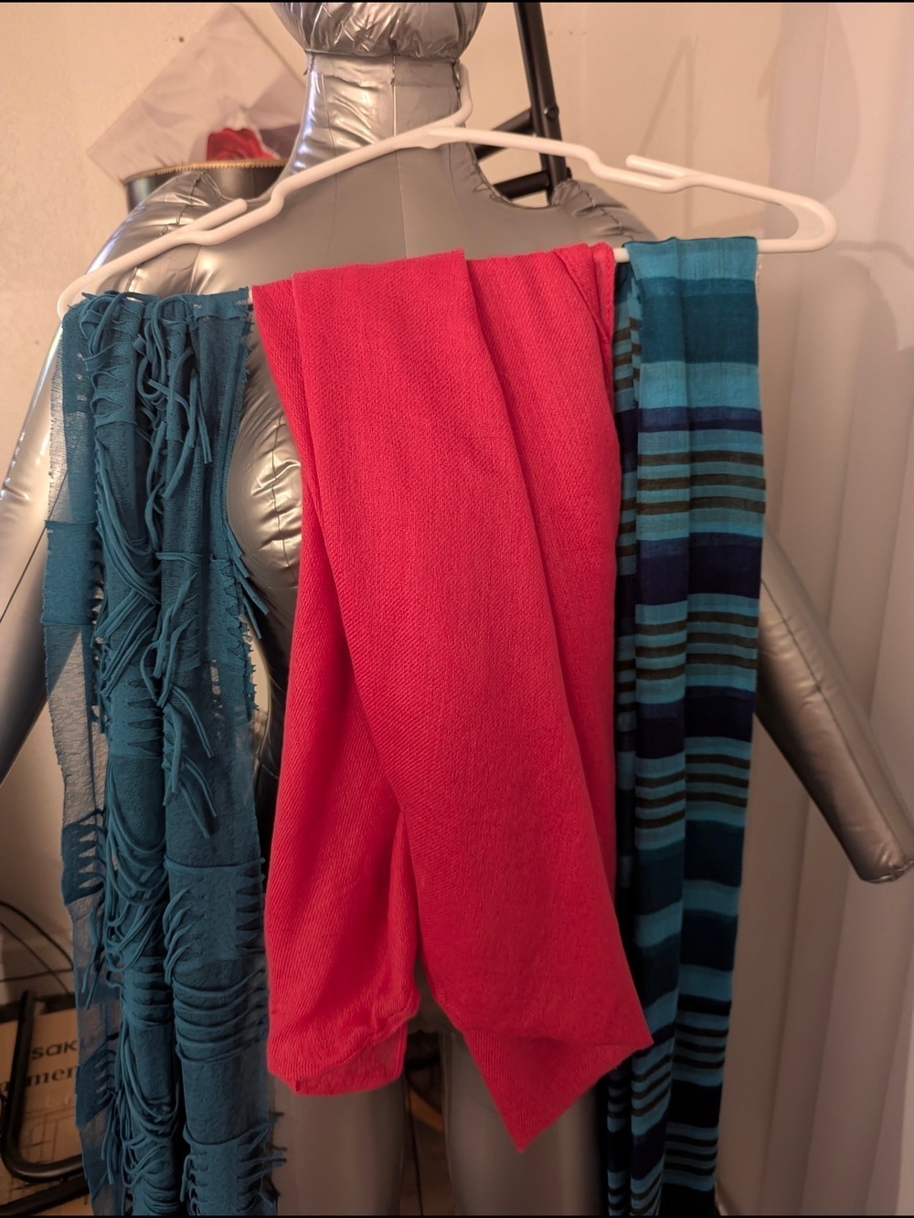 Scarves, Scarves, Scarves- 25 Scarves: Various Colors, Patterns - Mixed Textures - Picture 2 of 8